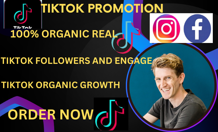 I will organically grow and promote your tiktok account
