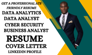 I will write data science resume ,data analytics, data analysis, IT tech cover letter