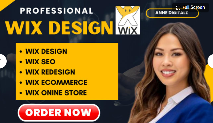 create wix website design, redesign wix website, wix ecommerce, wix online store