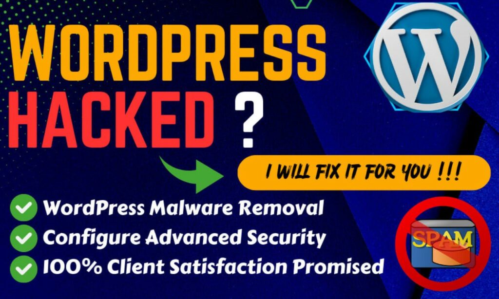 I will do wordpress malware removal with wordpress security and clean virus