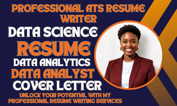 I will write data analytics, data analyst,professional data science, and cover letter