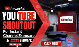 I will do powerful YouTube shoutout for instant channel exposure