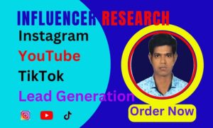 I will collect youtube influencer email leads for your niche