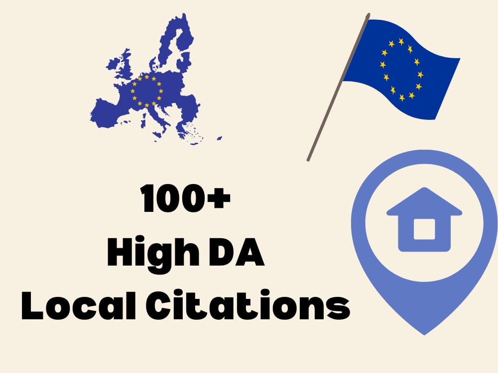 I will list your business in top 300 live europe local SEO citations