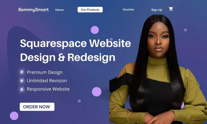 I will squarespace website design squarespace redesign build squarespace website design