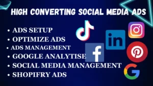 I will setup facebook ads, instagram ads, tiktok ads campaign