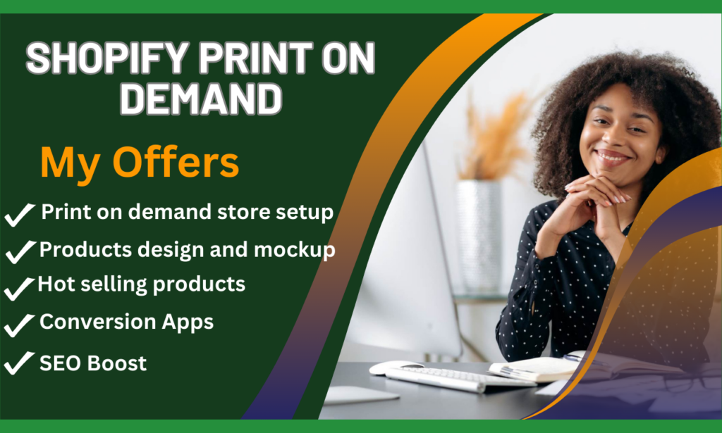 I will setup shopify print on demand store or printful, printify web store