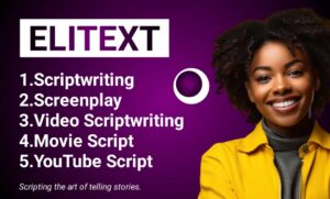 I will craft scriptwriting, screenplay, video script, movie script