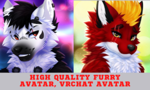 make 3d vrchat avatar, furry avatar, vtuber model vr chat avatar