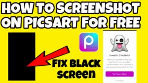 how to screenshot on picsart | how to screenshot picsart | screenshot picsart for free | ss picsart - YouTube