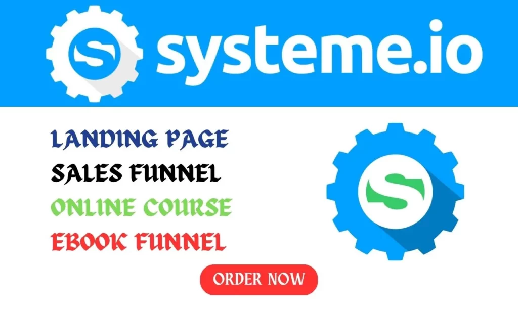 I will create systeme io landing page online course systeme io digital products funnel