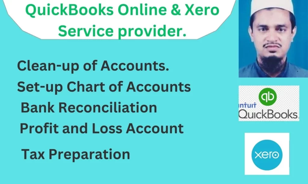 I will do clean up bank reconcile profit and loss in quickbooks online and xero