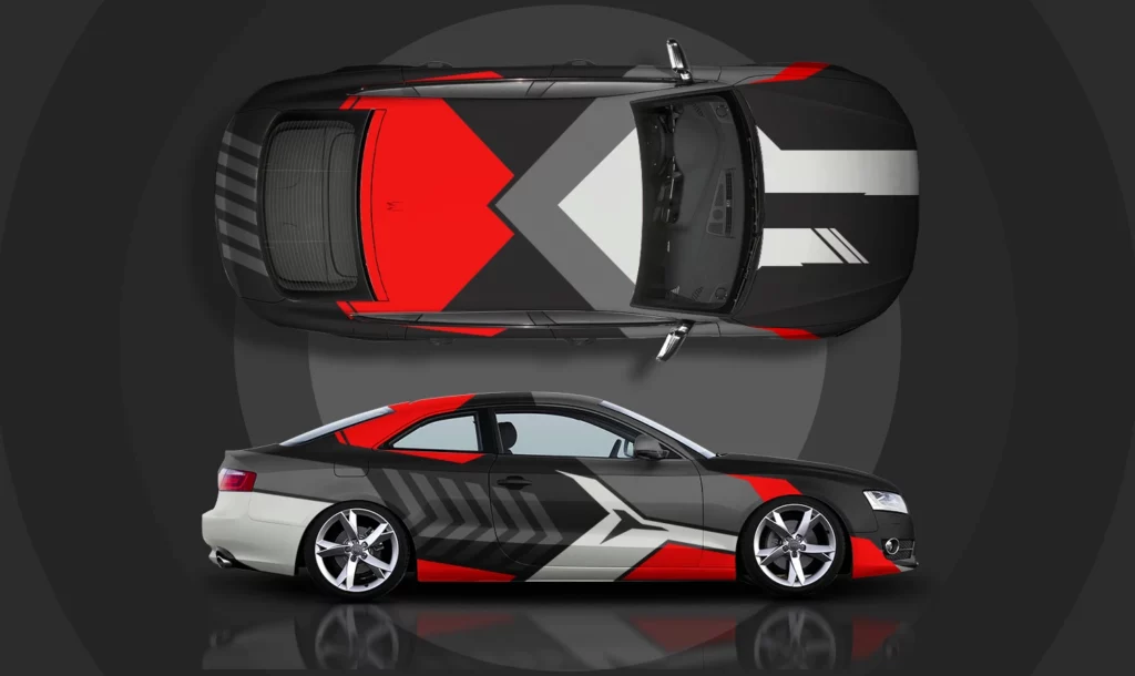I will make eye catching car wrap for your business