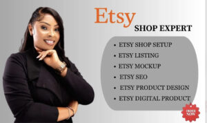 I will do etsy digital product setup etsy shop with etsy seo for etsy digital product