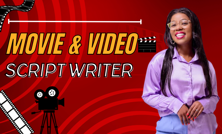 I will write your movie script, screenwriting, screenplay, scriptwriting, youtube