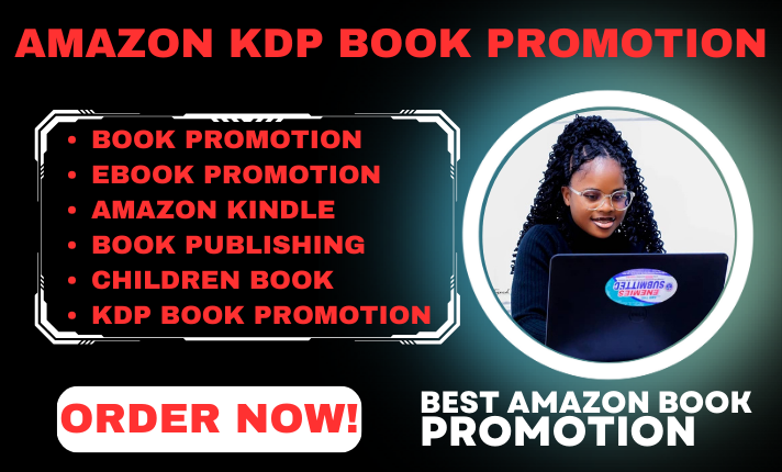 I will do amazon kdp book promotion,book promotion,book marketing, amazon kdp