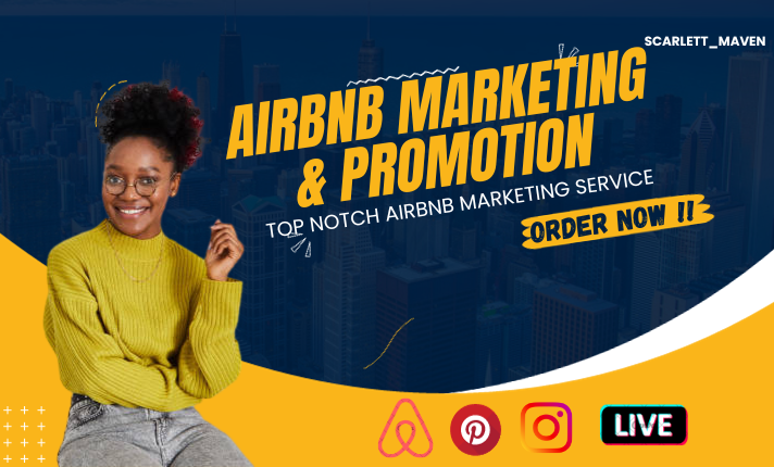 I will do airbnb promotion, airbnb listing, vrbo, str marketing, booking