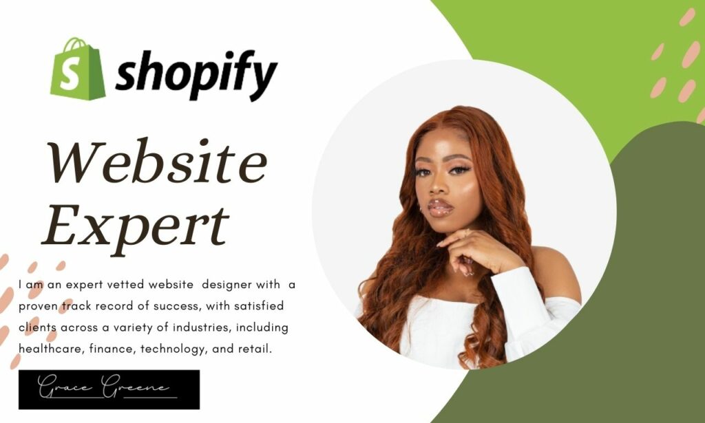I will design shopify website redesign shopify website shopify website design