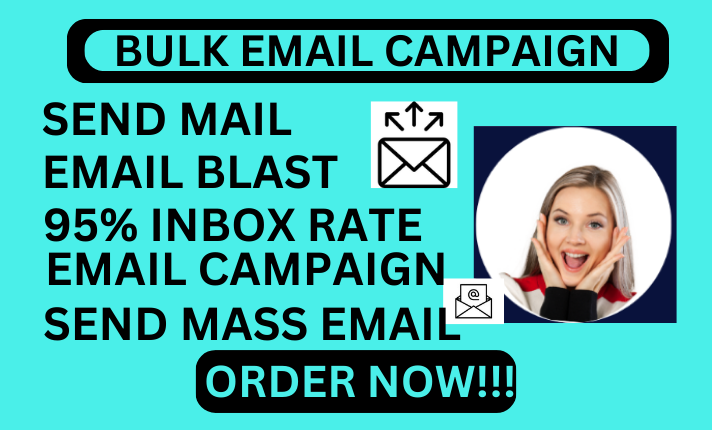 I will do bulk email blast, send bulk email, bulk email campaign for your business