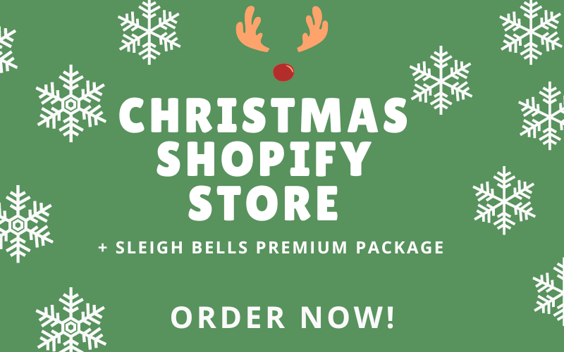 I will create a festive christmas dropshipping store, christmas shopify store
