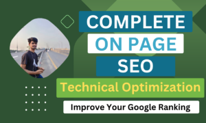 I will do complete best on page SEO services and technical optimization