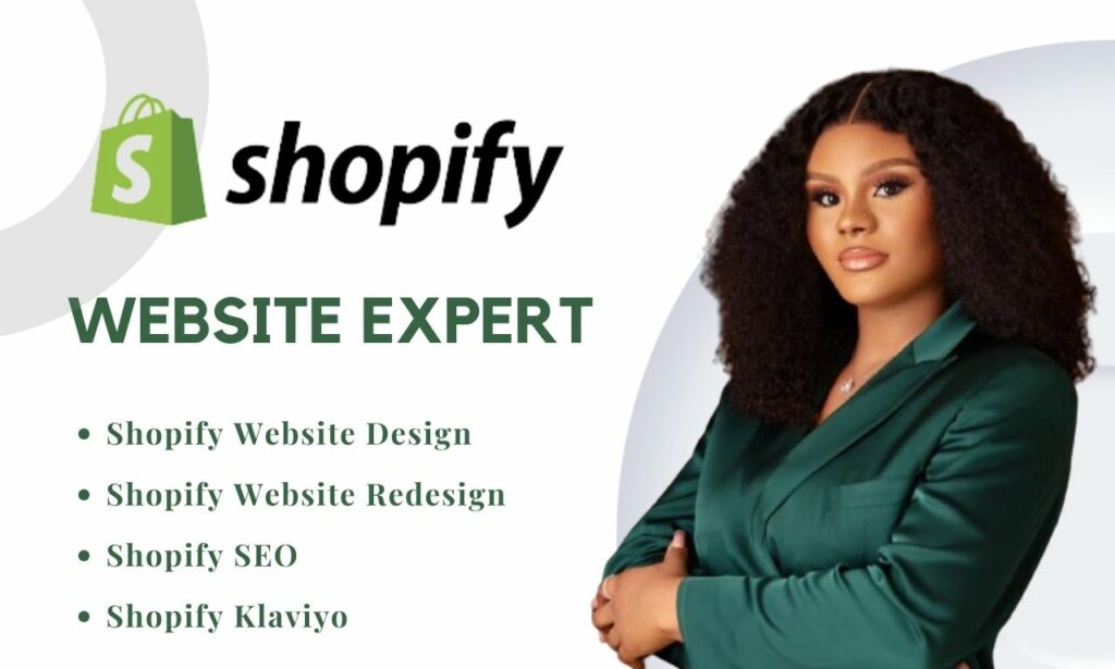 I will do shopify website design shopify website redesign shopify ecommerce store