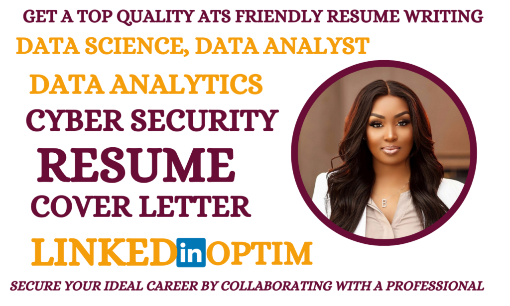 I will write data science resume, data analyst, cyber security, data scientist resume