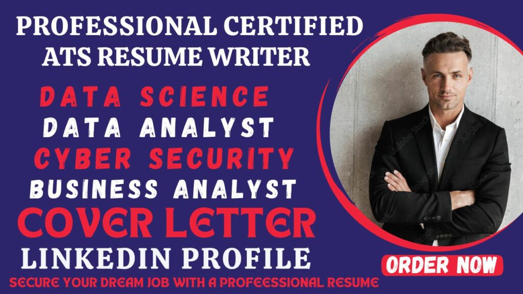 I will write data science resume, data analyst, cyber security and resume writing