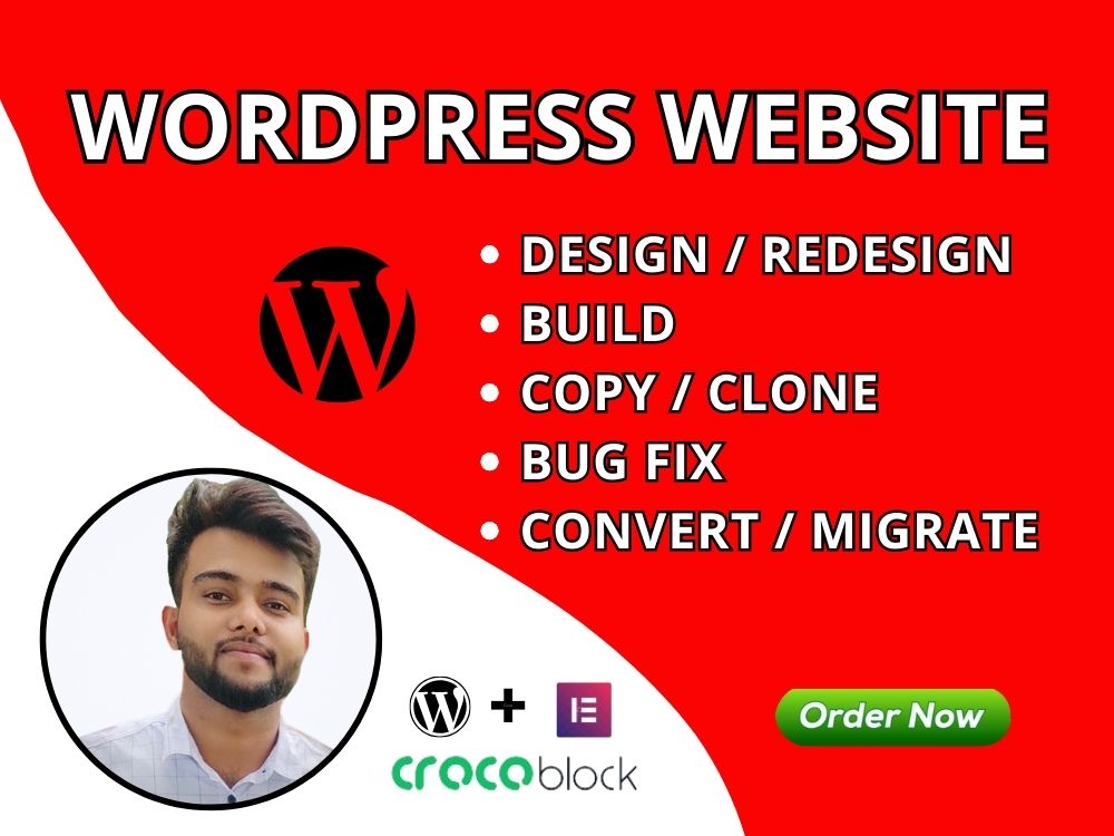 I will redesign or revamp, clone,copy and fix wordpress website