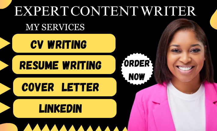 I will write and deliver professional cvwriting, resume writing, cover letter, linkedin