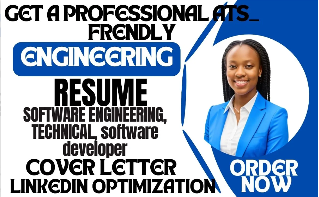 I will write engineering, technical, software developer, resume, cover letter, linkedin