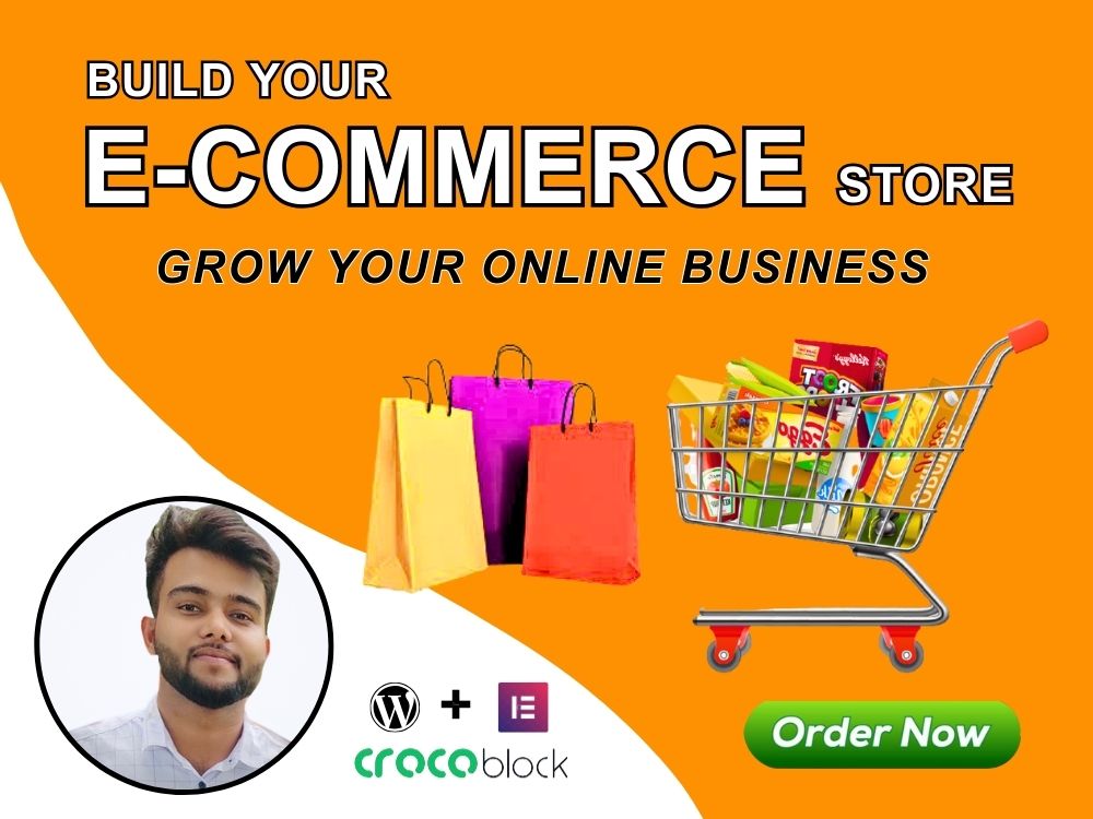 I will be your wordpress ecommerce expert using woocommerce and elementor pro
