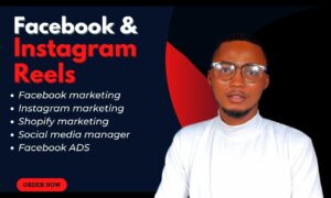 I will instagram social media manager, facebook reels, shopify marketing,tiktok video ad