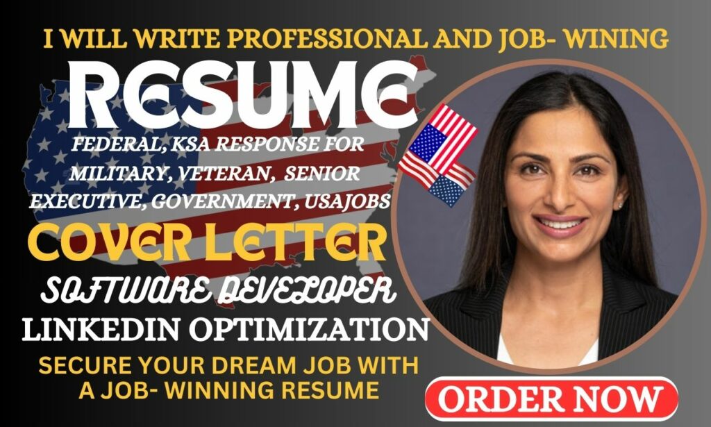 I will create a professional federal resumes USA jobs, skill, military and veteran
