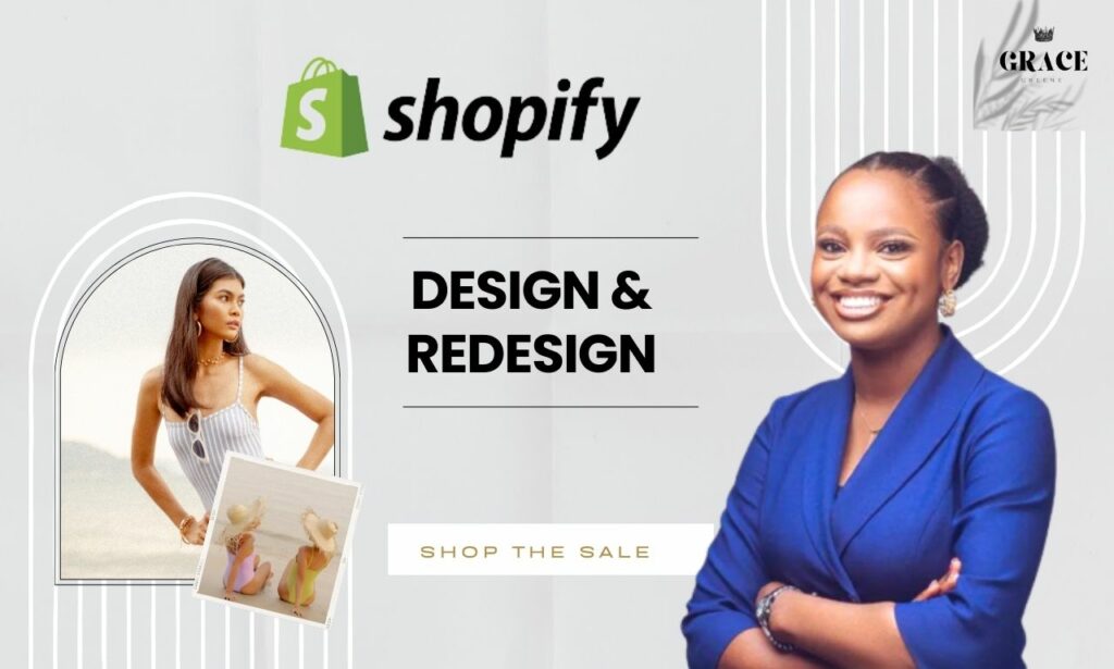 I will design shopify website redesign shopify website shopify website design