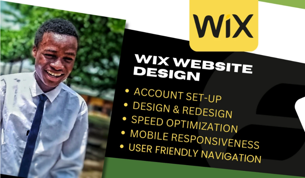 I will design wix website, wix website redesign and wix landing page