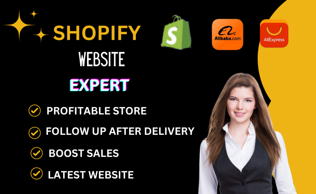 I will create shopify dropshipping store, build shopify website, latest shopify website