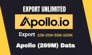 I will do unlimited apollo io export b2b lead generation