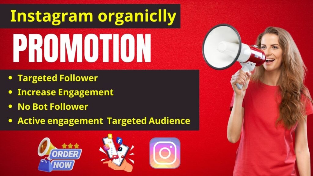 I will do manage your Instagram account organically promotion