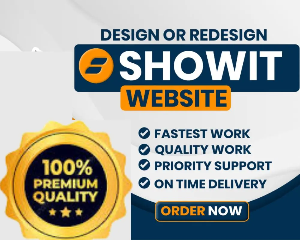 I will do showit website design, showit customization, showit design, showit template