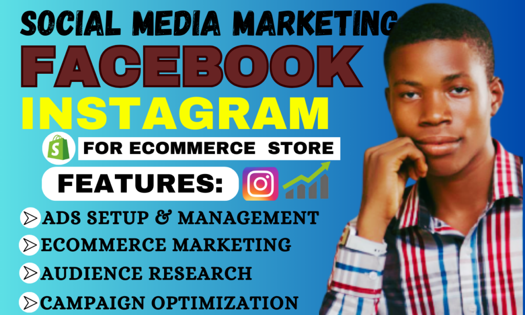 I will social media marketing, facebook, instagram advertising to boost shopify sales
