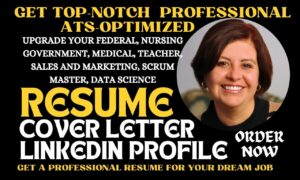 I will write and upgrade your resume, cover letter, CV, linkedin