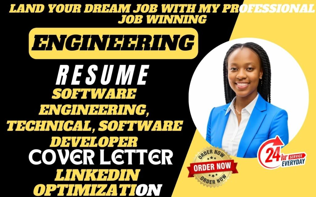 I will write ats engineering, software, technical, IT tech, software developer, resume