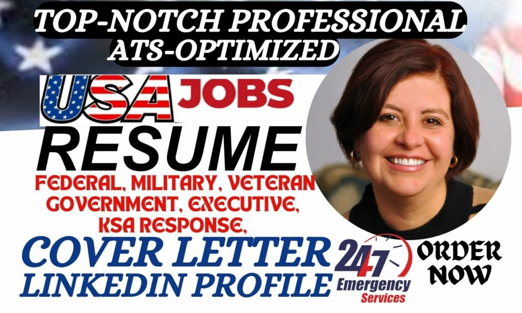 I will write federal resume for your targeted federal job, executive, military, usajobs