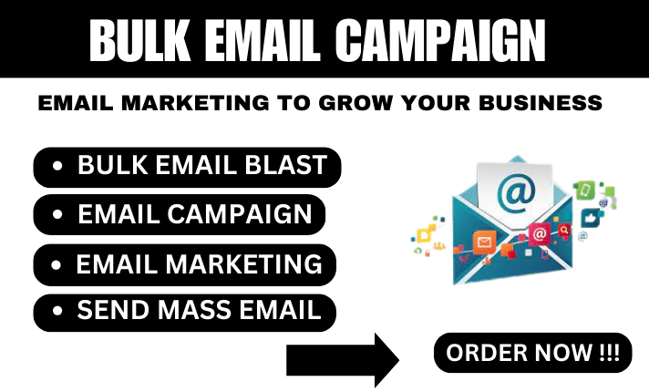 I will send email blast, bulk email campaign to millions of people