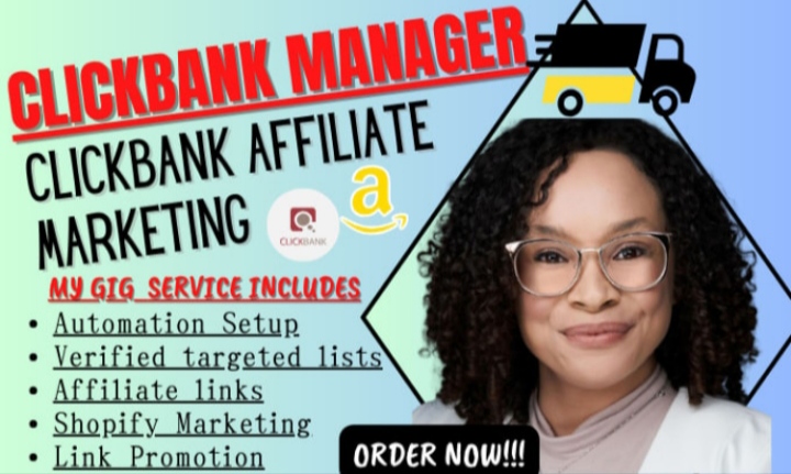 Be your affiliate marketing manager Clickbank marketing sales funnel