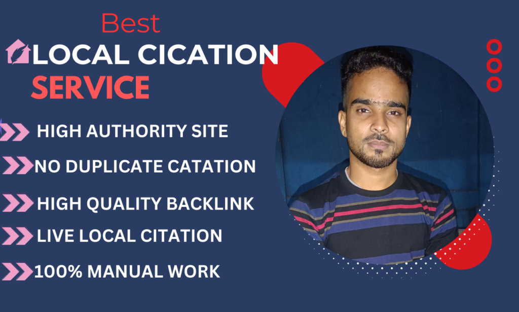 I will best local citation backlinks for your business ranking
