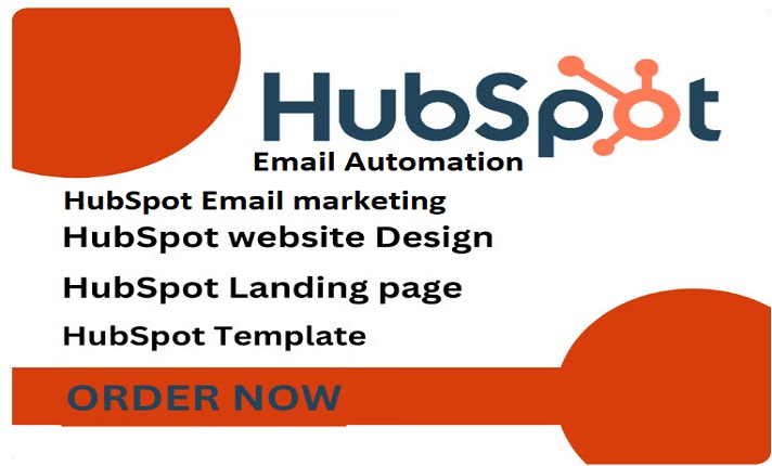 setup hubspot CRM,hubspot email flows, campaign, hubspot landing page develop