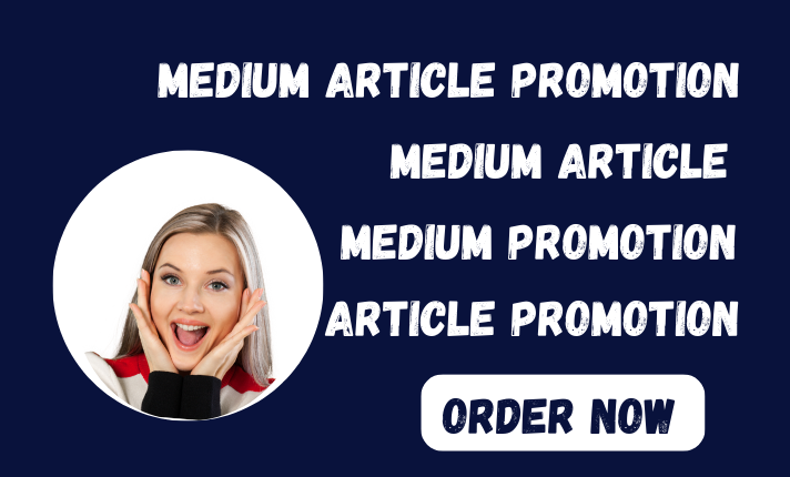 I will do viral medium article promotion ebook promotion