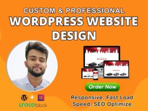 I will create wordpress website using elementor pro and crocoblock